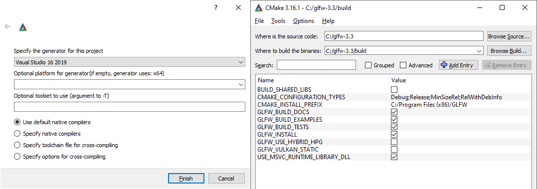 CMake ile GLFW Derleme